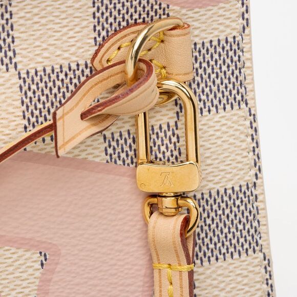 Louis Vuitton Limited Edition Damier Azur Tahitienne Neverfull MM Pochette - Picture 11 of 11